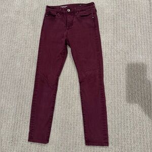 AG Adriano Goldschmied Women's Farrah Skinny High Rise Jeans Size 25